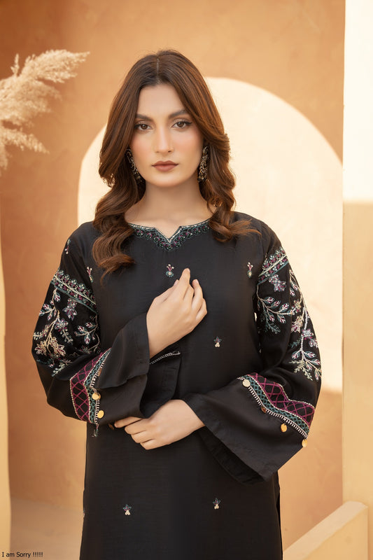 2pc embroidered suit