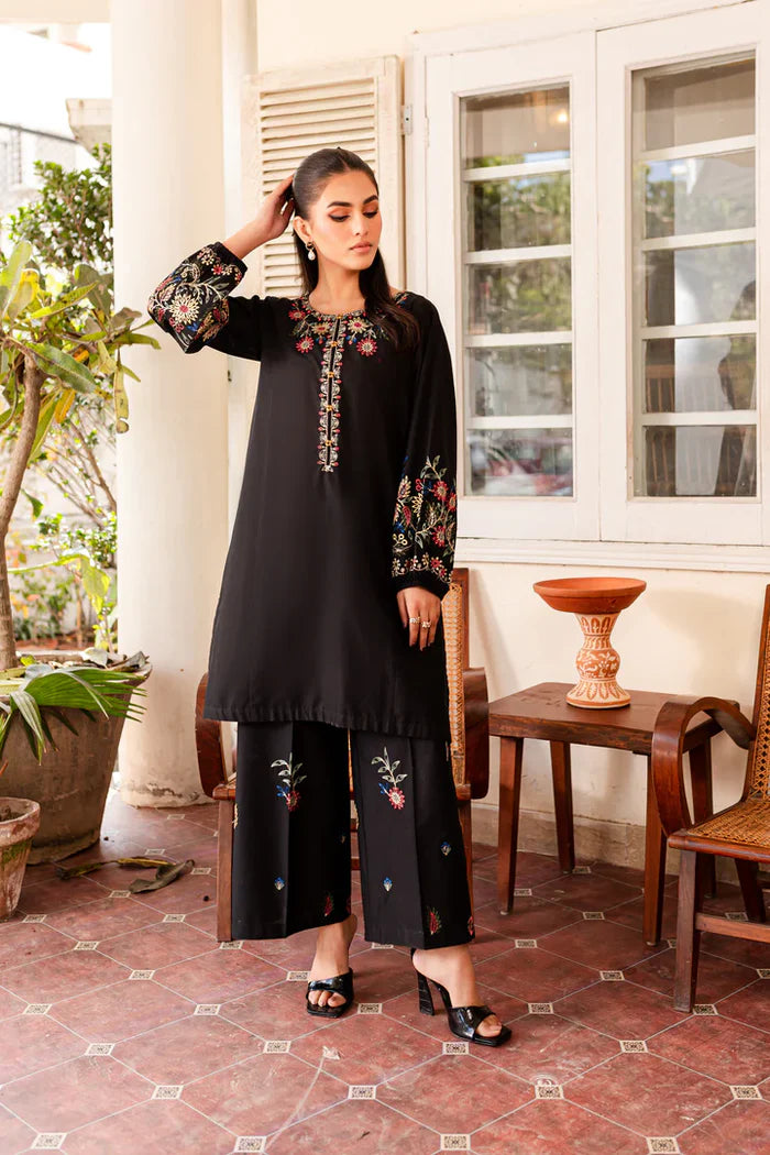 SENA 2PC - EMBROIDERED COTTON DRESS