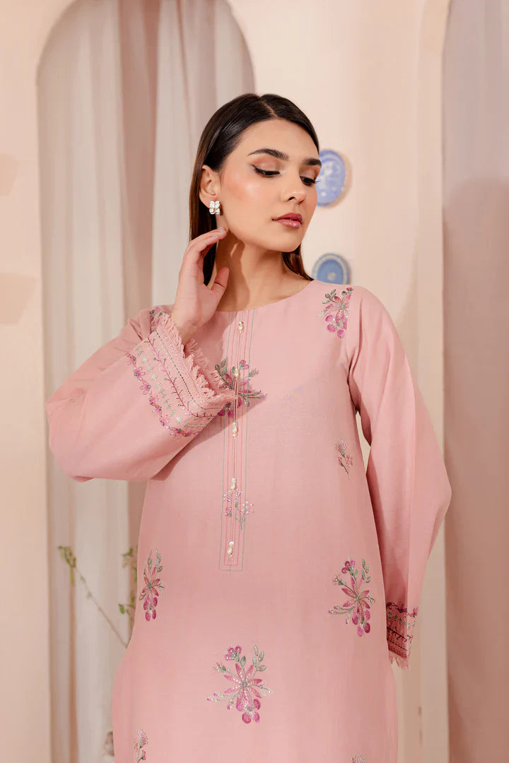 PINK LILLY 2PC - EMBROIDERED COTTON DRESS