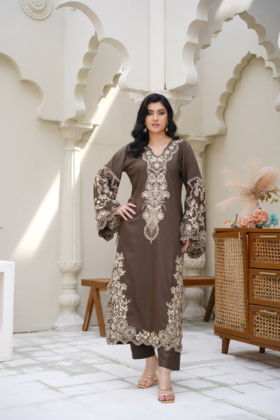 Noor B – Embroidered 2Pc Suit | Affordable Embroidered Suits Online