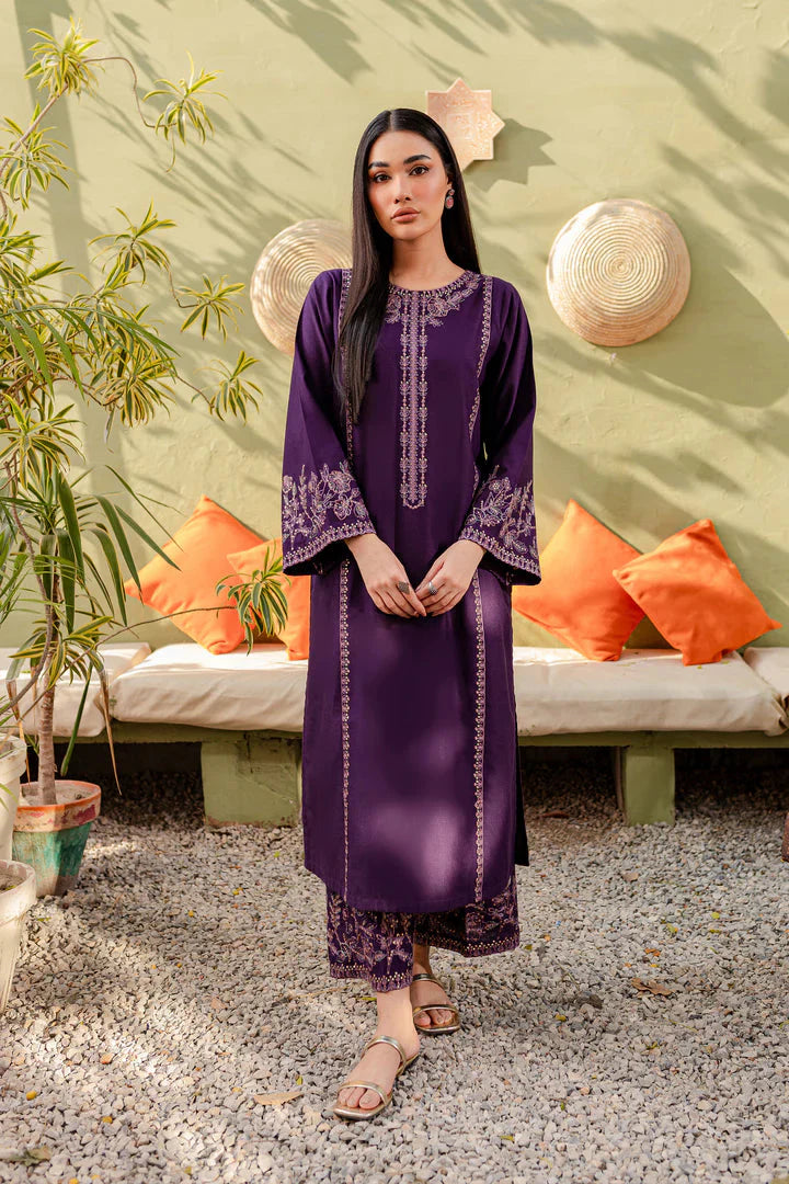 NOBARA 2PC - EMBROIDERED COTTON DRESS