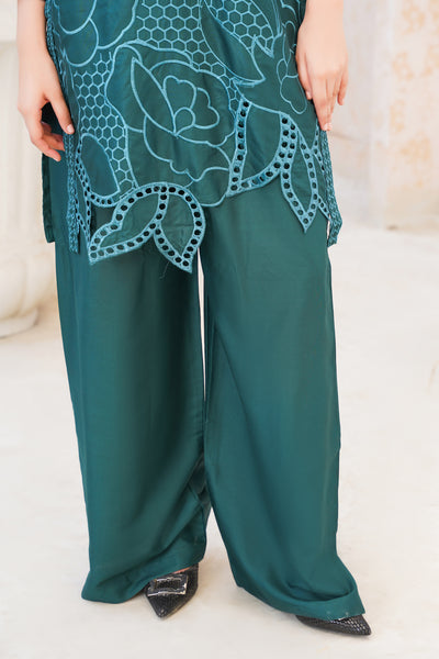 Yasha 2Pc - Embroidered viscose Dress
