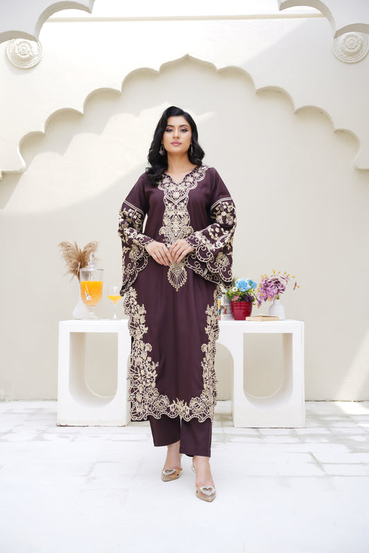 Noor A – Embroidered 2Pc Suit formal pret