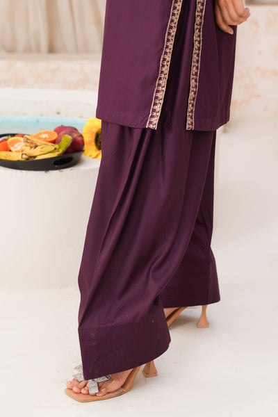 Royal Ruby 2pc pret   embroidered suit