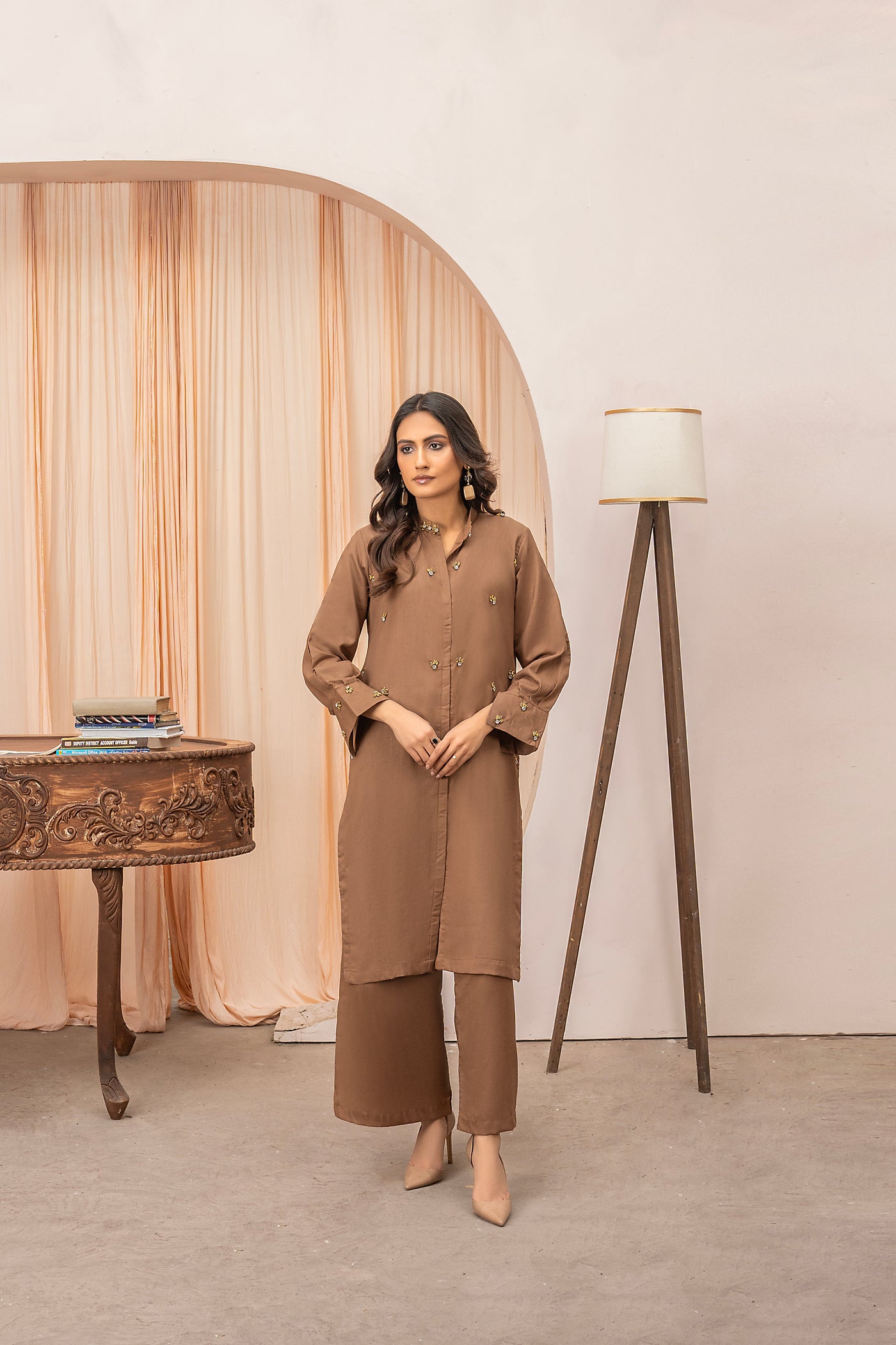 Solid Co-ord Brown | Co-ord suit