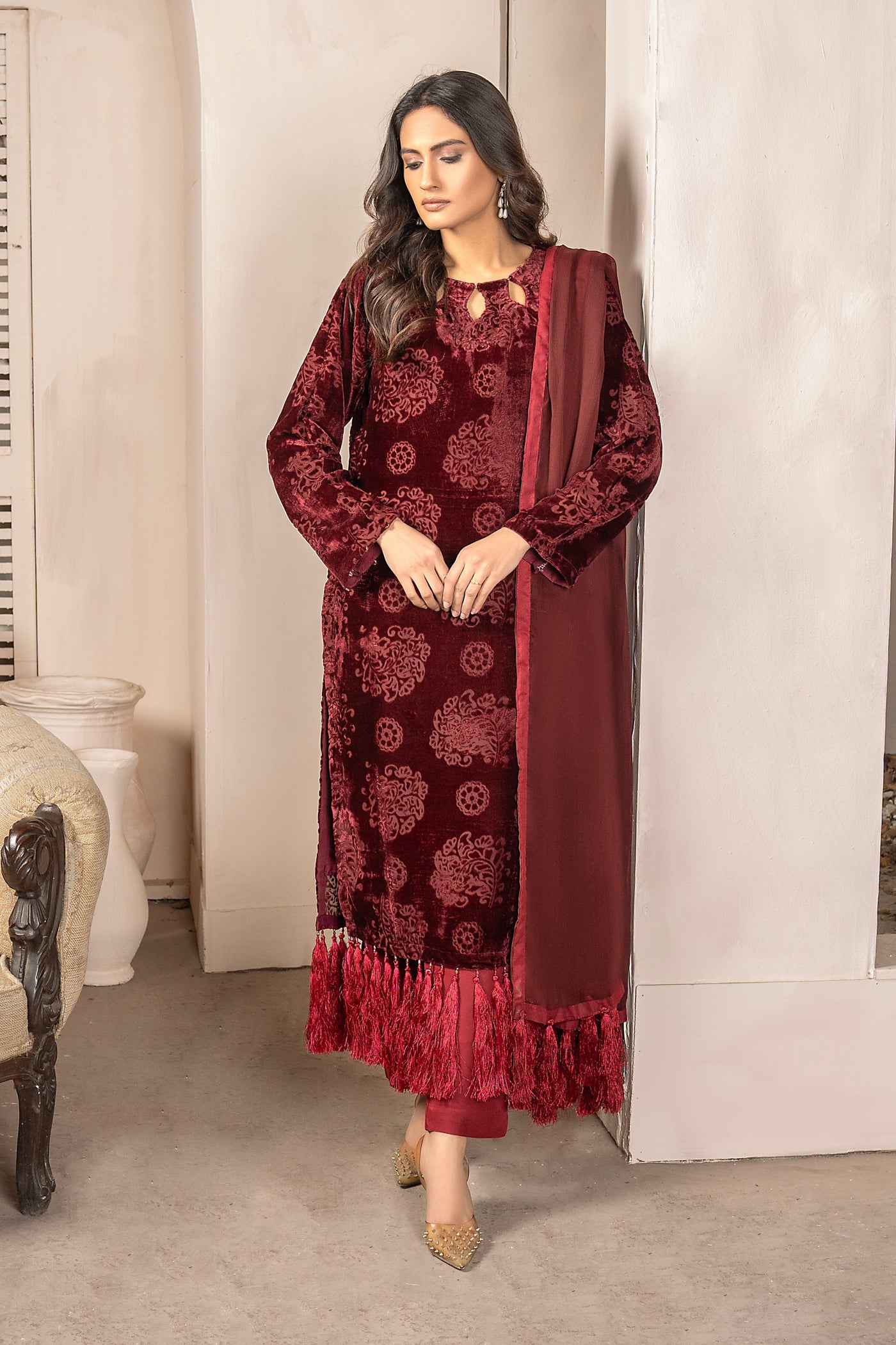 Mizaaj 3Pc - palachi formal dress