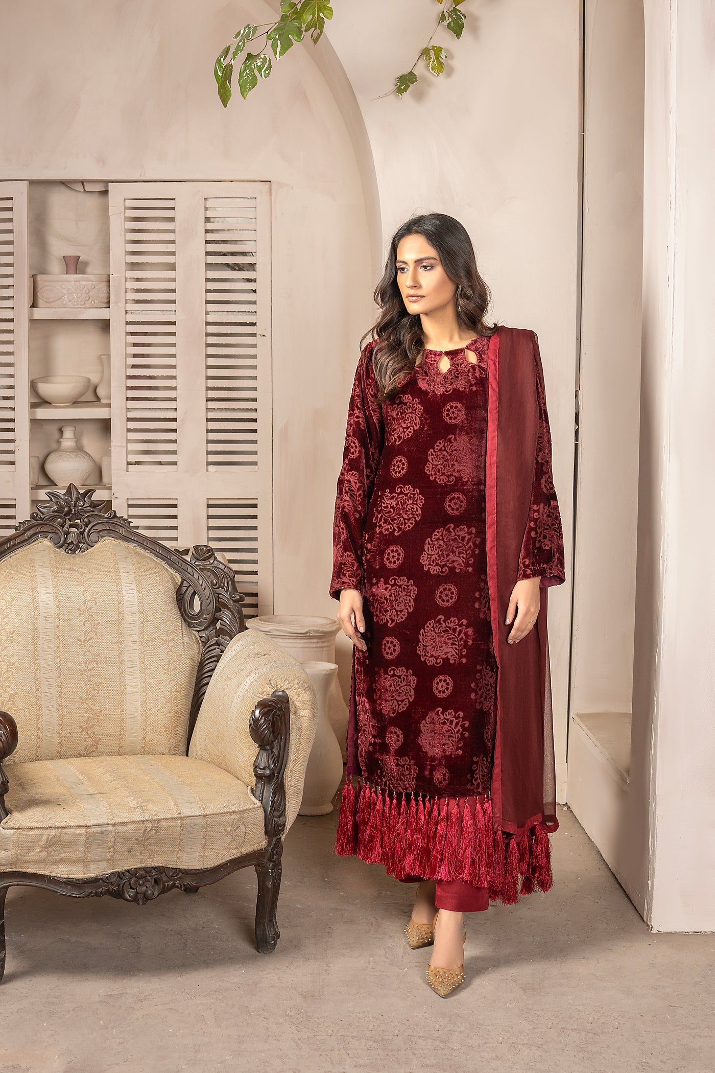 Mizaaj 3Pc - palachi formal dress