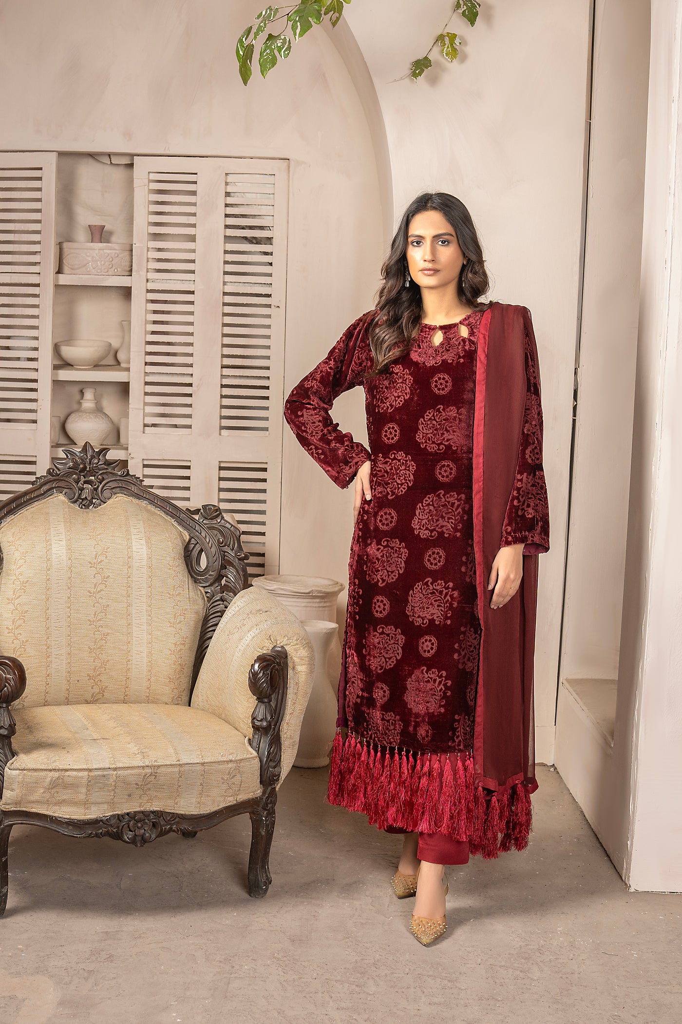 Mizaaj 3Pc - palachi formal dress