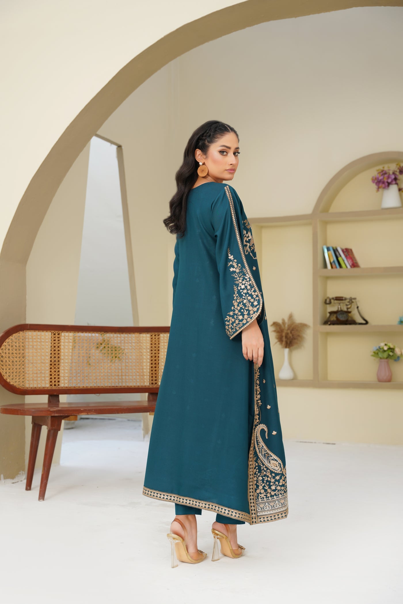 Mahira – Plum Deep Embroidered Pc Suit