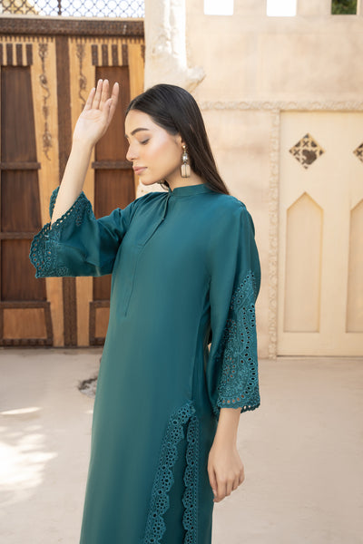 Emerald pret   co-oord | embroidered suit