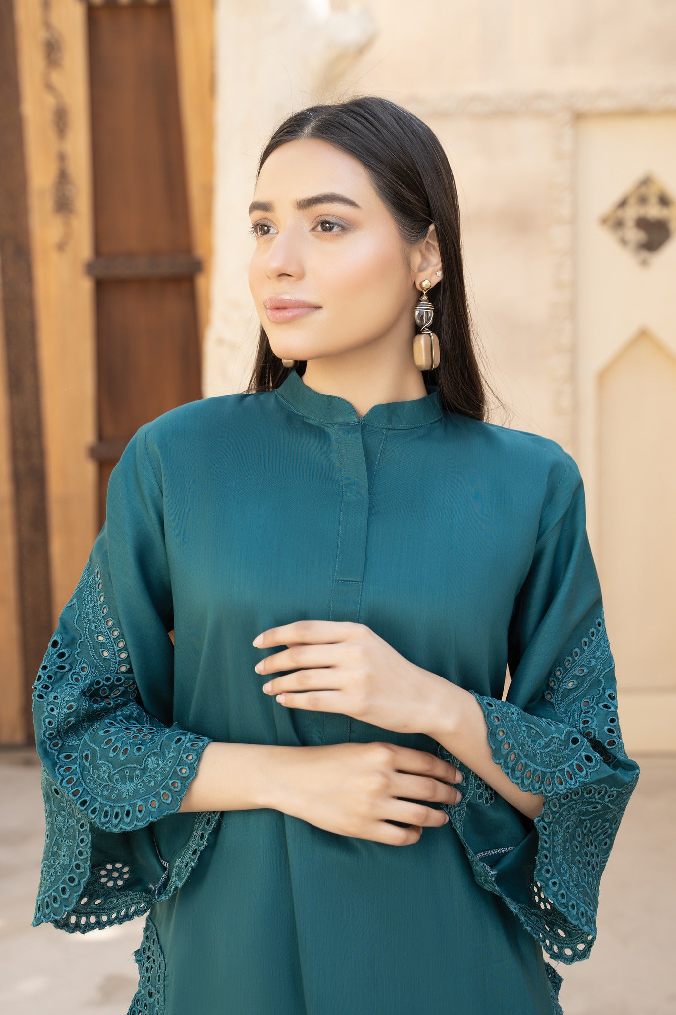 Emerald pret   co-oord | embroidered suit