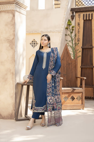 Amari 3pc-Embroidered suit