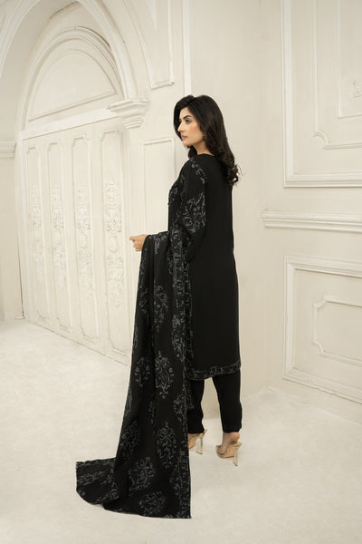 embroidered | Dhanak suit