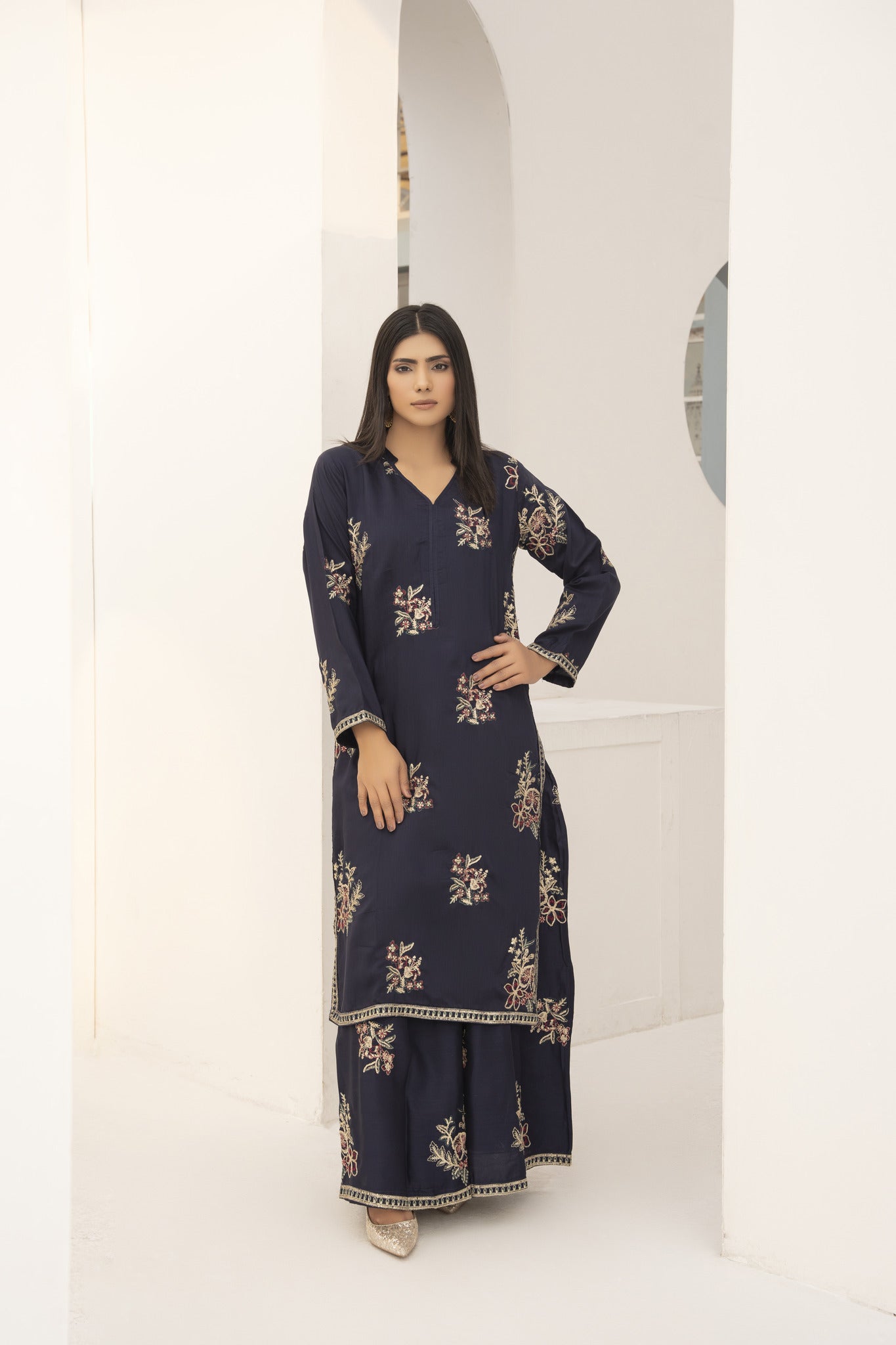 Rhea 2pc | embroidered set