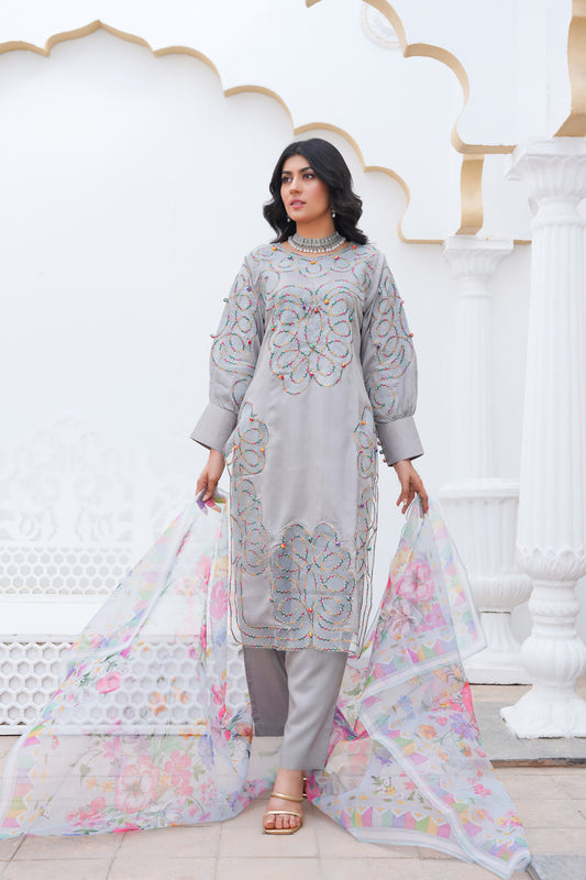 Zaria 3Pc - Multi head  Dress