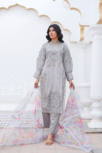 Zaria 3Pc - Multi head  Dress