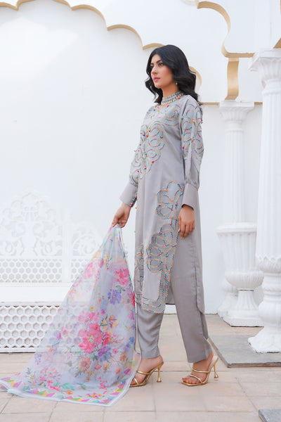 Zaria 3Pc - Multi head  Dress