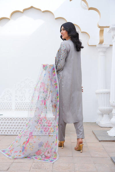 Zaria 3Pc - Multi head  Dress