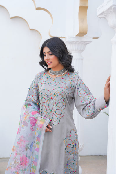 Zaria 3Pc - Multi head  Dress