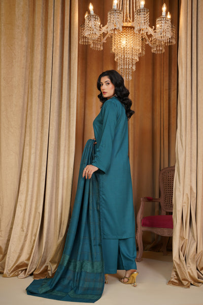 Azure Grace – Teal  3Pc Suit