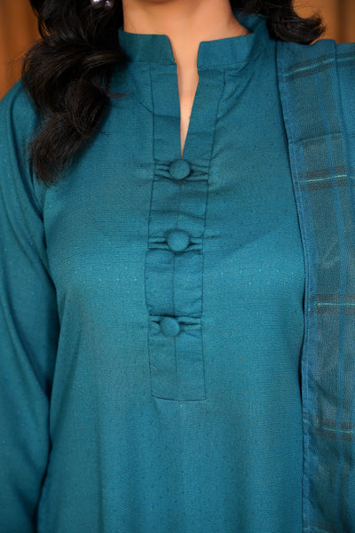 Azure Grace – Teal  3Pc Suit