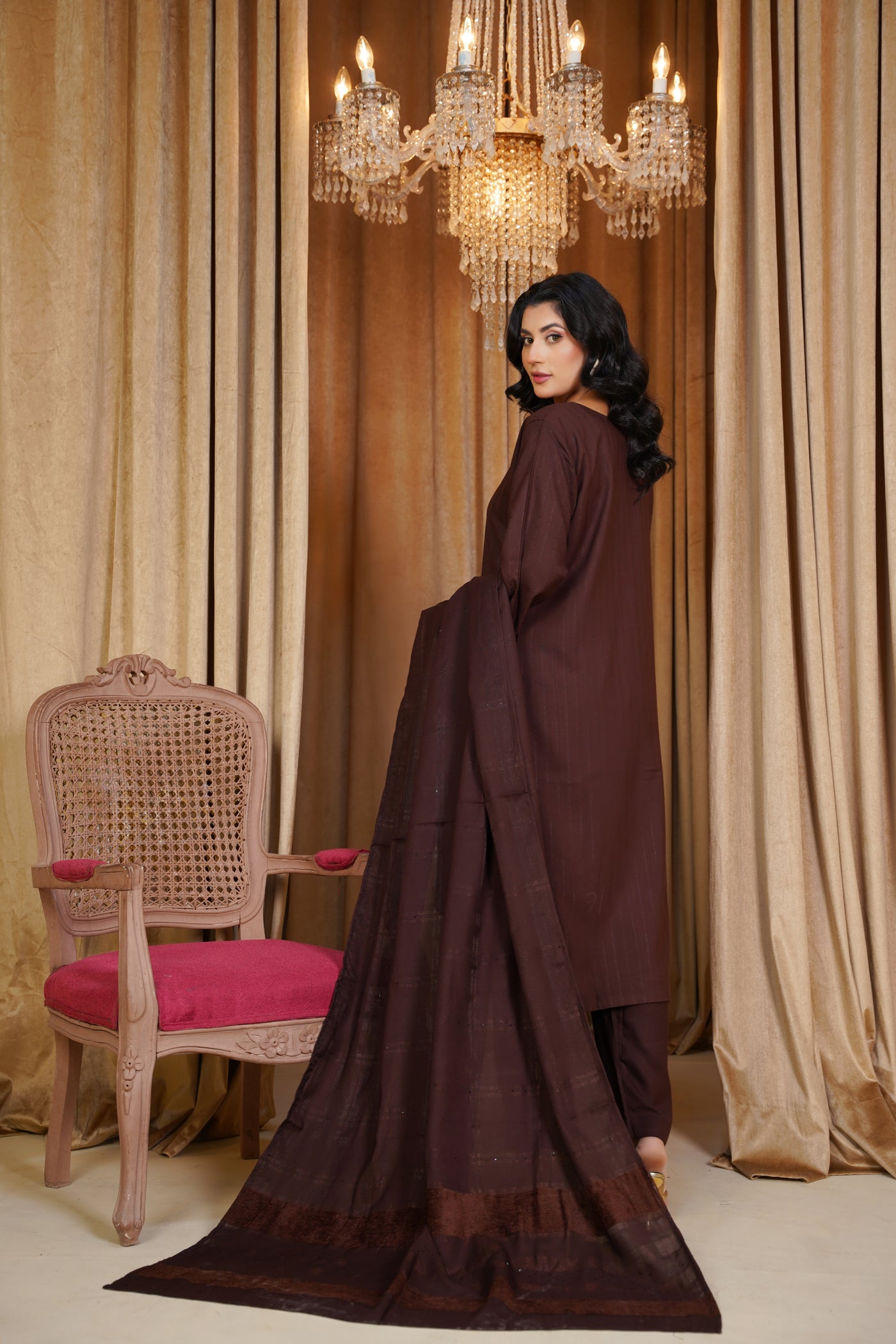 Mocha Muse – Chocolate Brown  3Pc Suit