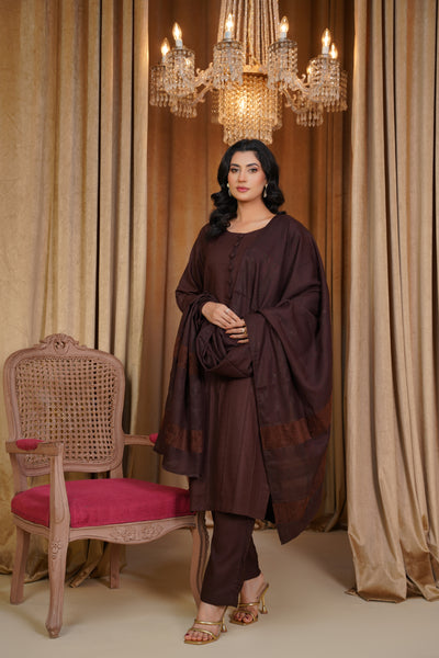 Mocha Muse – Chocolate Brown  3Pc Suit