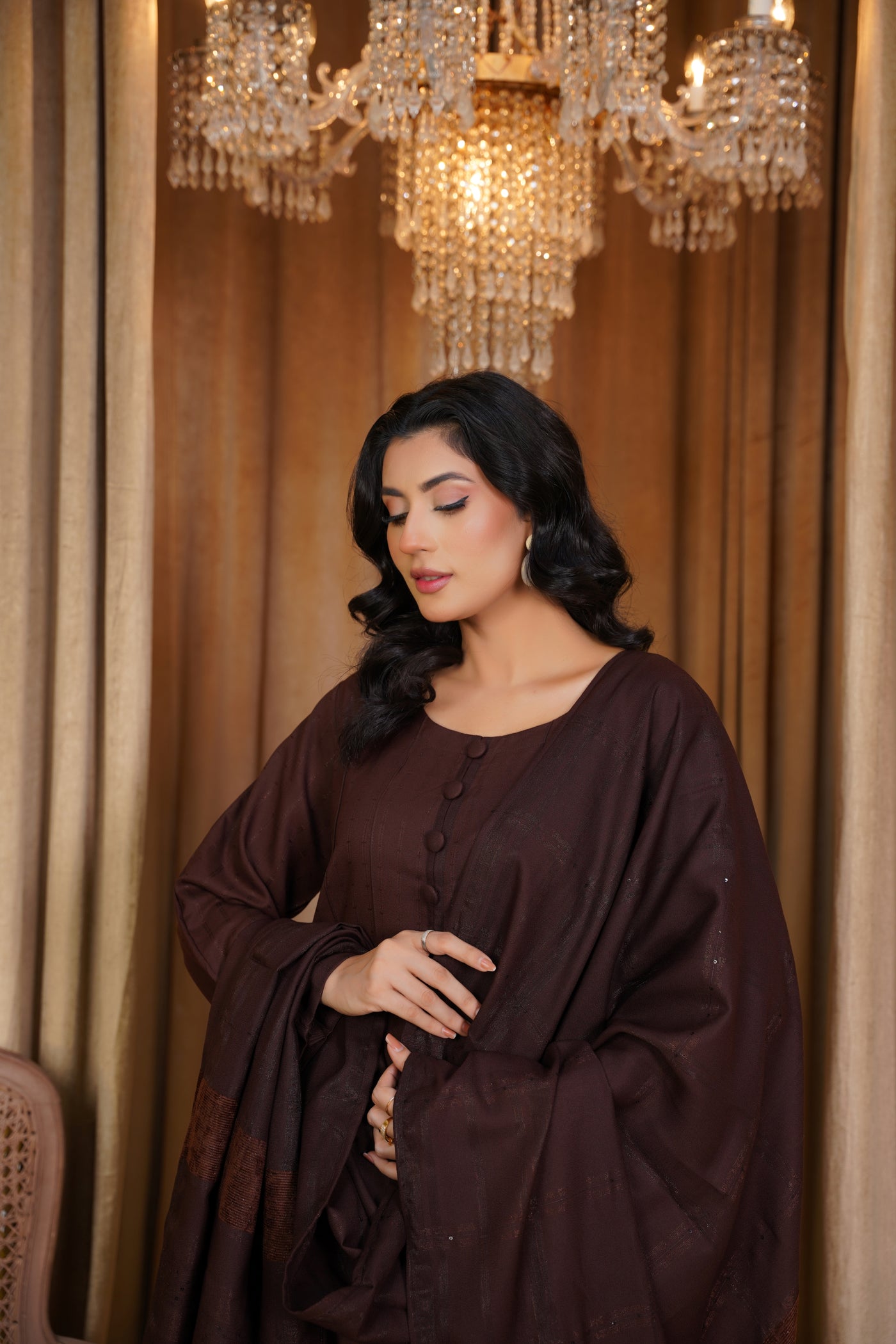 Mocha Muse – Chocolate Brown  3Pc Suit