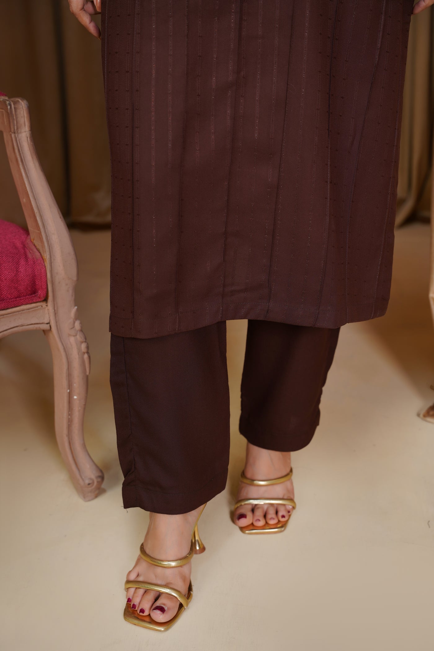 Mocha Muse – Chocolate Brown  3Pc Suit