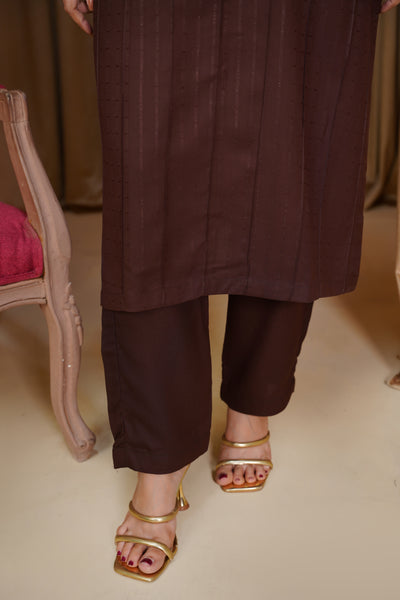 Mocha Muse – Chocolate Brown  3Pc Suit