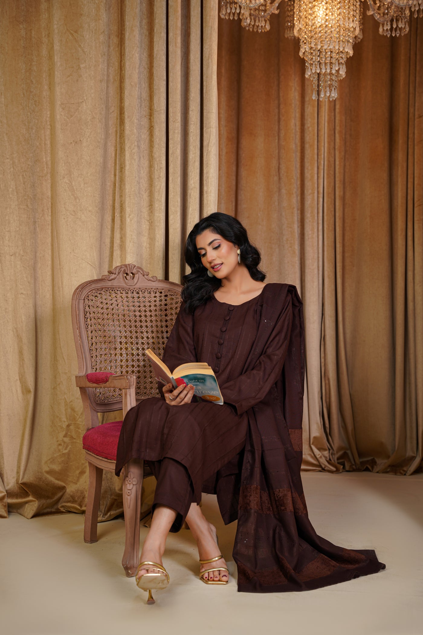 Mocha Muse – Chocolate Brown  3Pc Suit