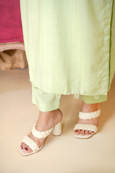 Mint Whisper – Pastel Green 3Pc Suit