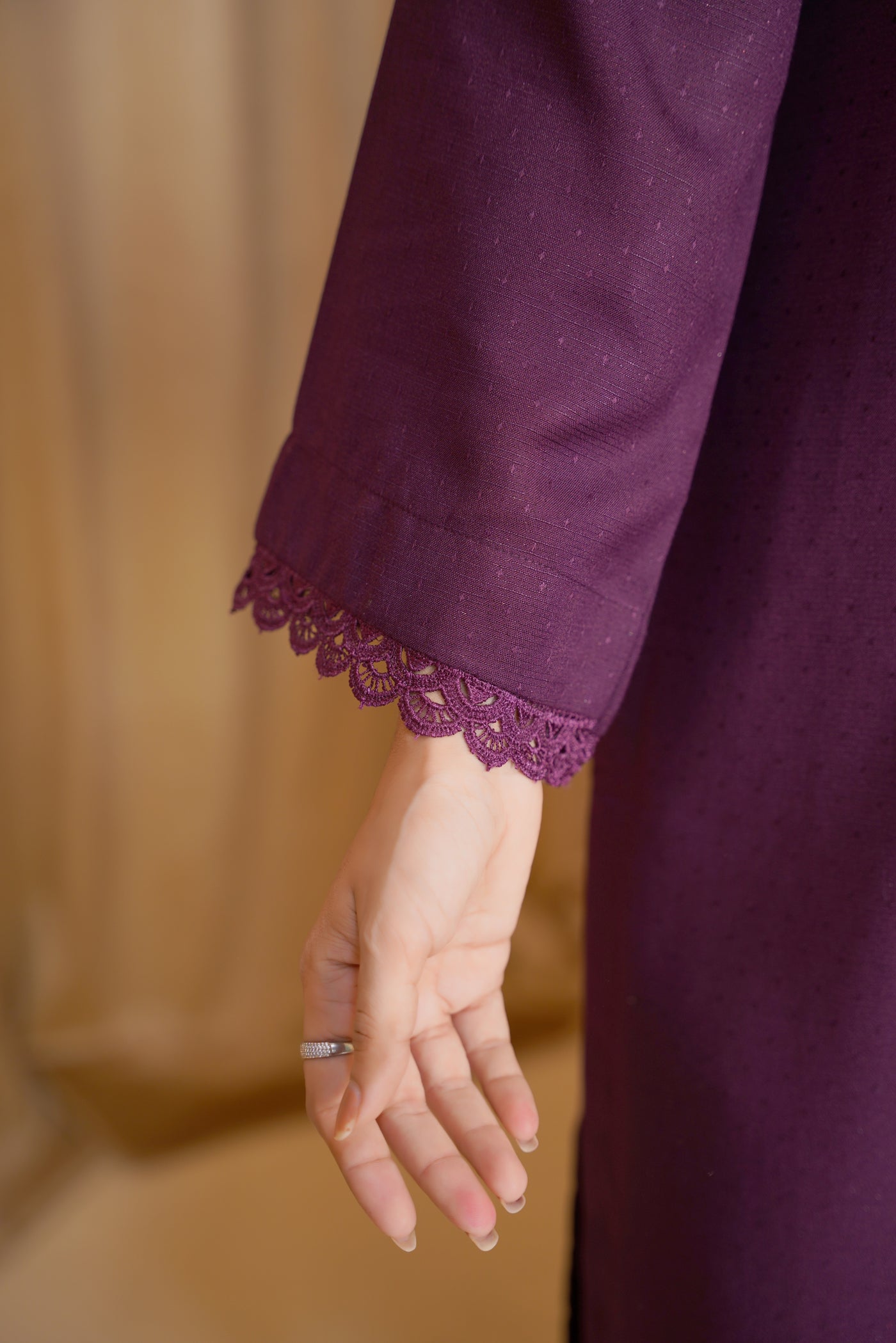 Plum Majesty – Purple 3Pc Winter Suit