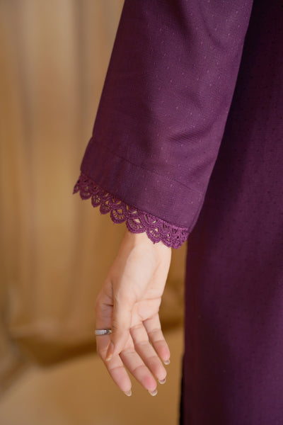 Plum Majesty – Purple 3Pc Winter Suit