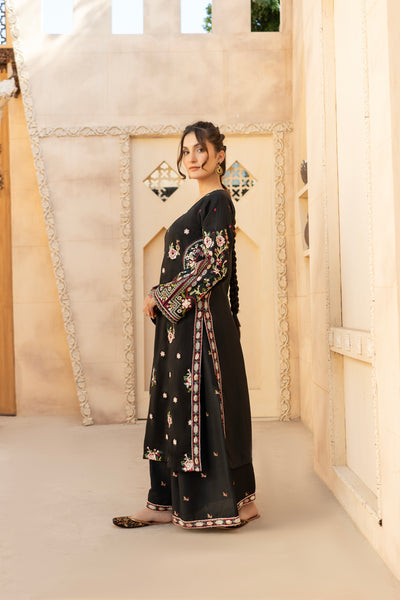 2pc embroidered suit pret