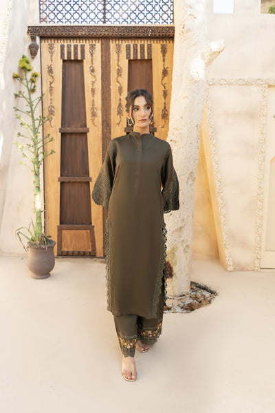 Nashwa embroidered suit_ 2pc pret