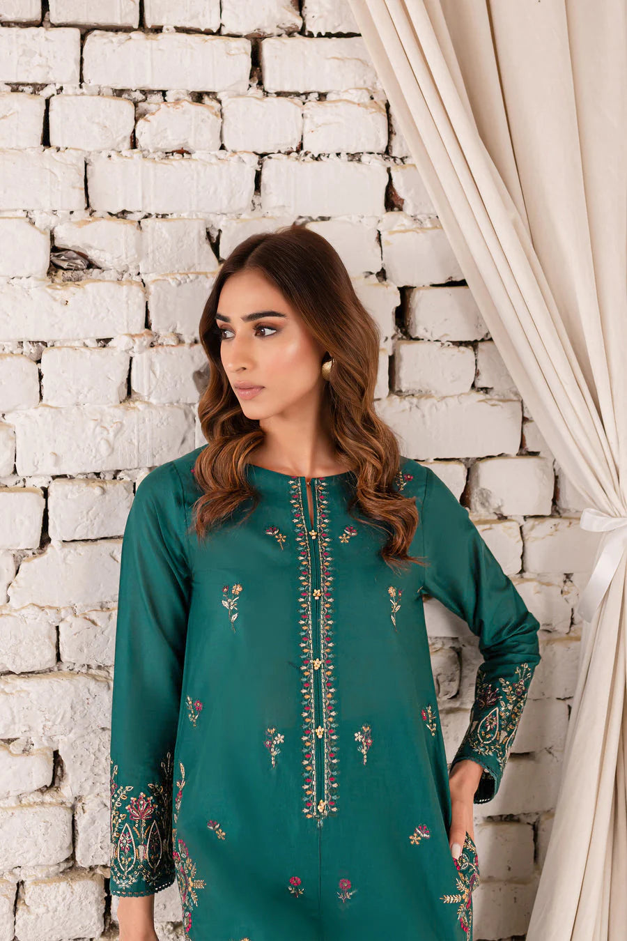 EYANA 2PC - EMBROIDERED DRESS