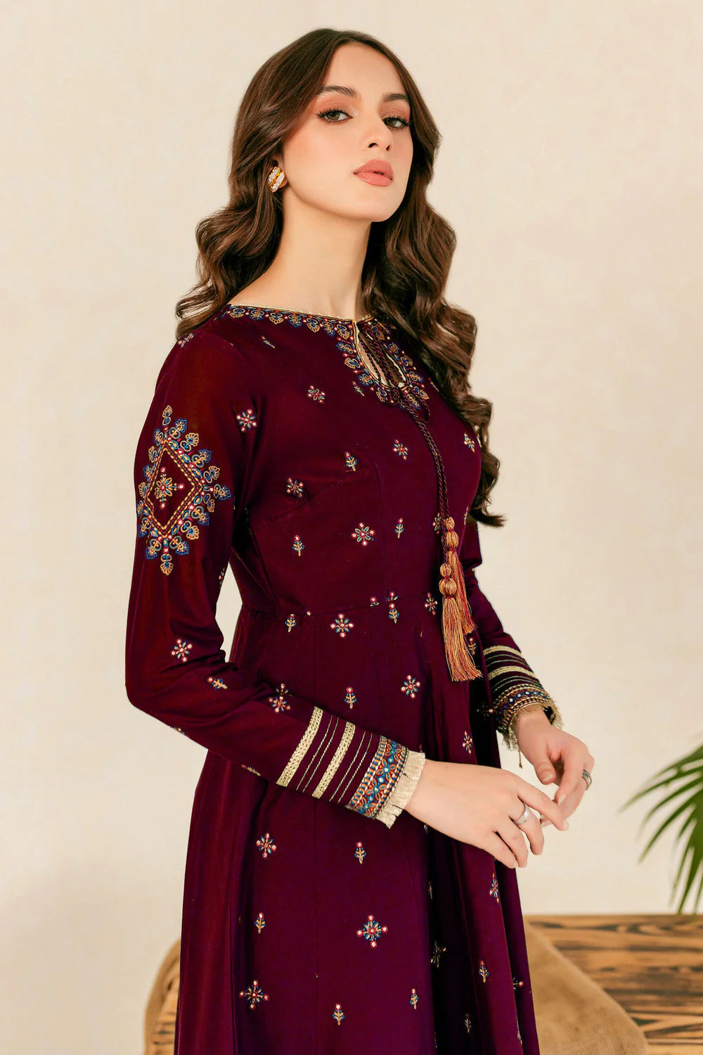 HREEM 02 PC EMBROIDERED SUIT