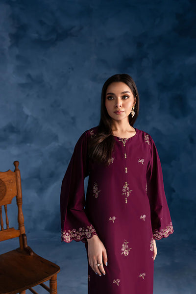 Florid 2Pc - Embroidered Lawn Dress